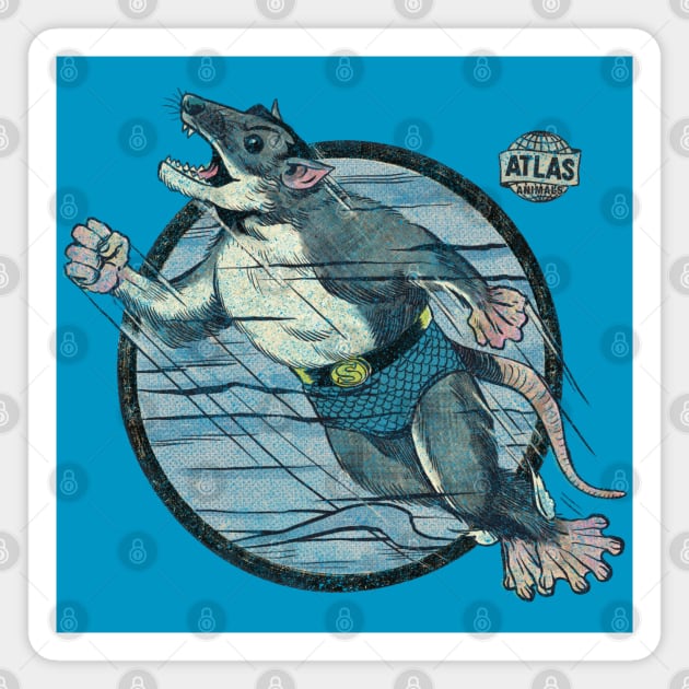 Atlas Sub-Marsupial Magnet by ThirteenthFloor